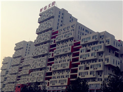 [鄭州真石漆]富士康冠達花園個性設(shè)計，只用超前單彩真石漆